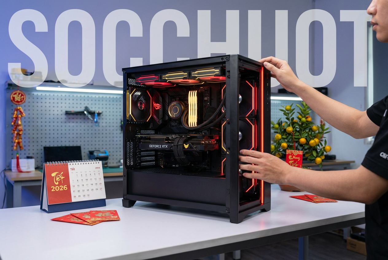 Build PC Chơi Tết 2026: Cẩm Nang Tối Ưu Mọi Tầm Giá