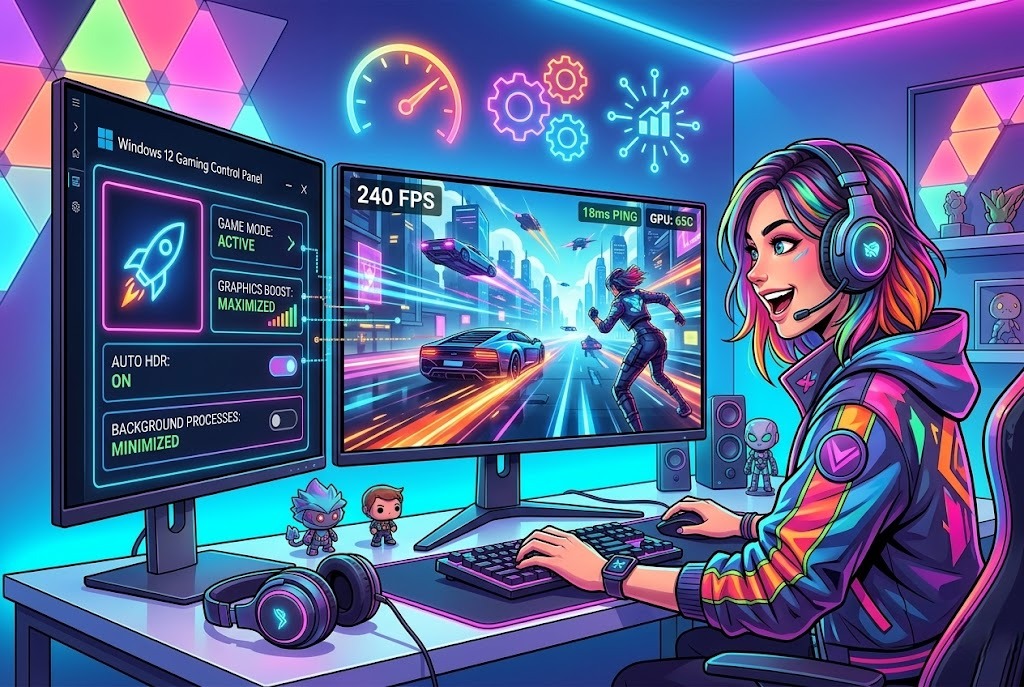 Cách Tối Ưu Windows 12 Chơi Game Mượt Mà Và Giảm Lag Tối Đa