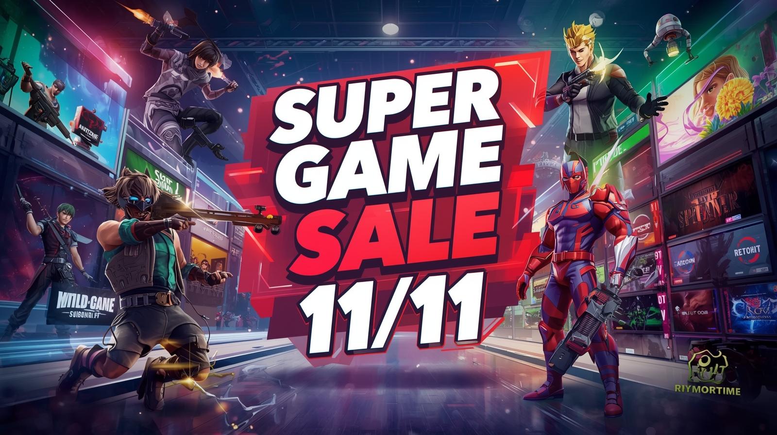 Game Thủ Sẵn S&agrave;ng Ch&aacute;y V&iacute; C&ugrave;ng Si&ecirc;u Sale Game 11/11