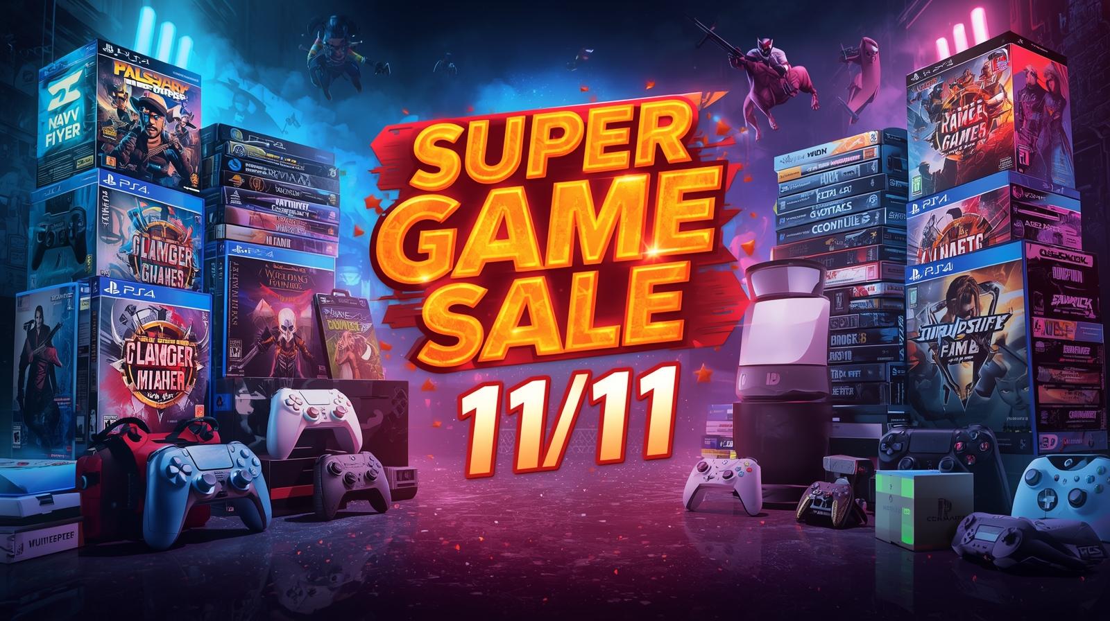 Cơ hội vàng nâng tầm trải nghiệm phá đảo thế giới ảo với super game sale 11-11