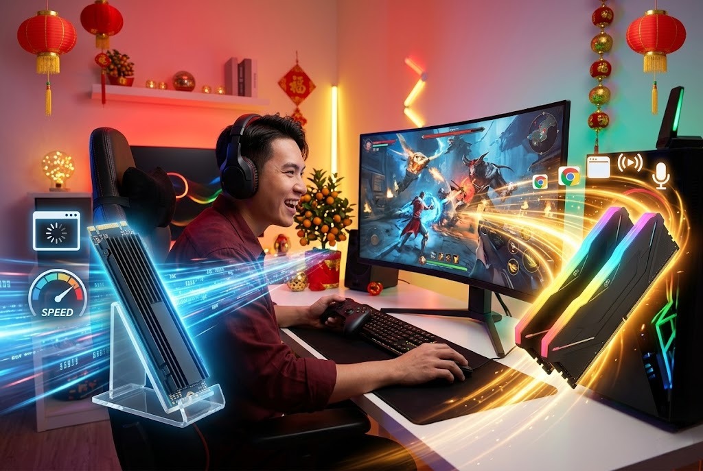 Nâng cấp thông minh chinh phục game đỉnh xuyên lễ 