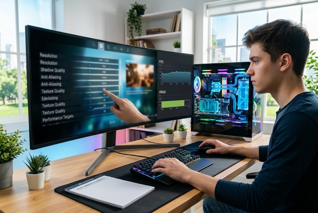 Thiết lập đồ họa chiến game xuyên lễ 