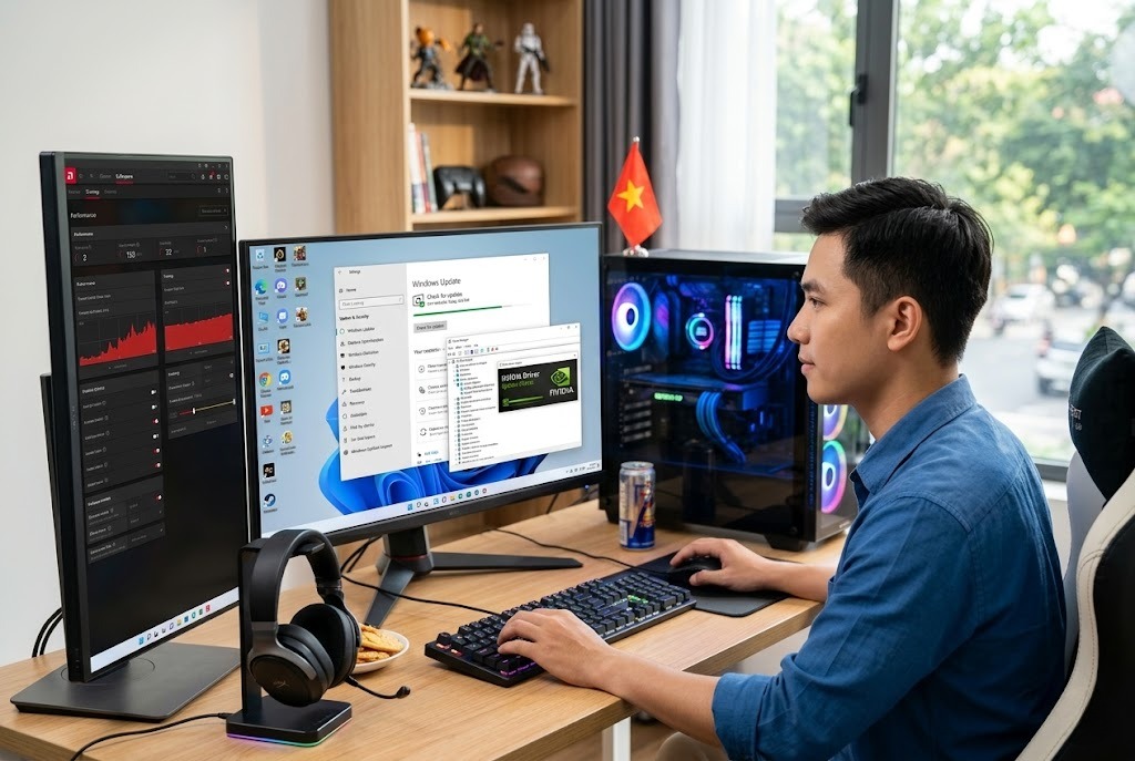 Tối ưu hóa phần mềm nâng cấp trải nghiệm chiến game khôn ngoan 