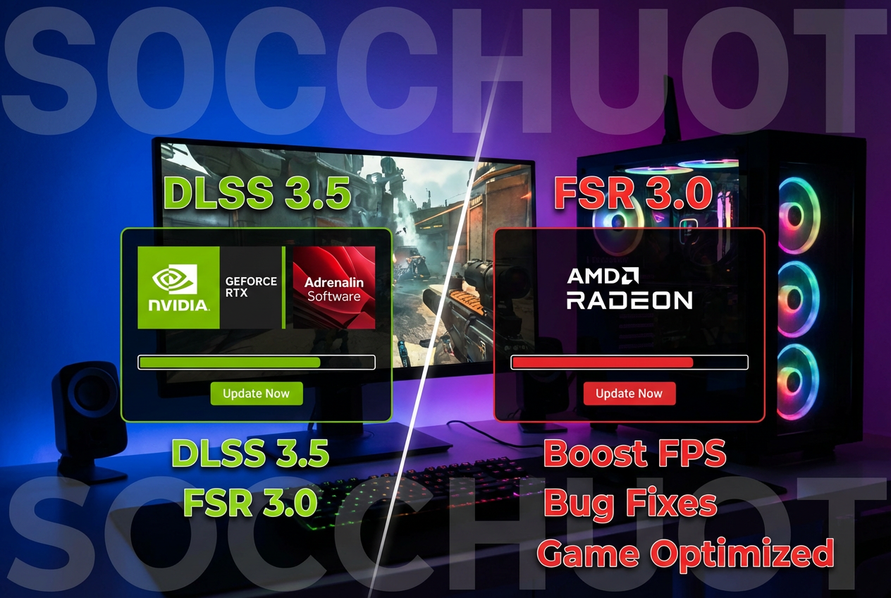 Update các phiên bản driver mới nhất từ NVIDIA hoặc AMD