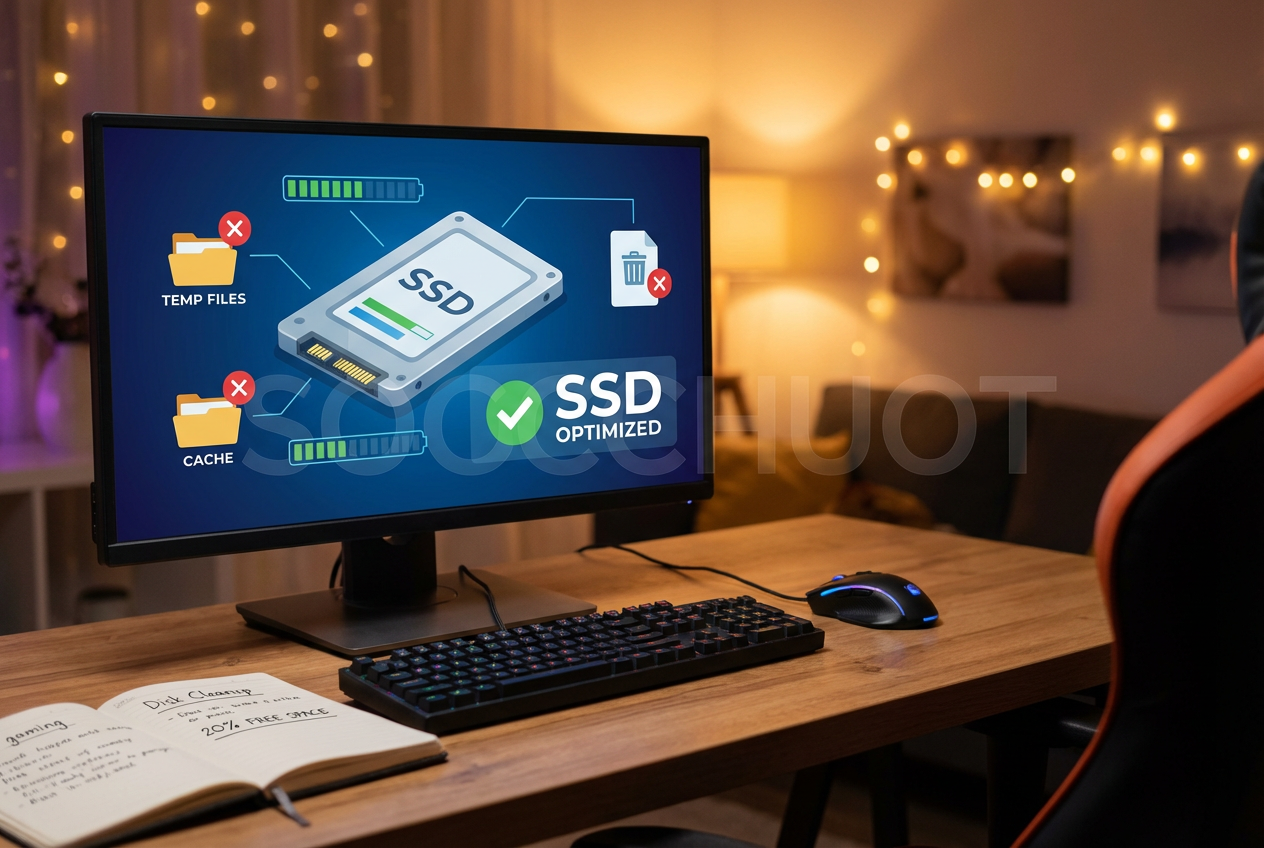 Xóa các file rác và tối ưu hóa SSD