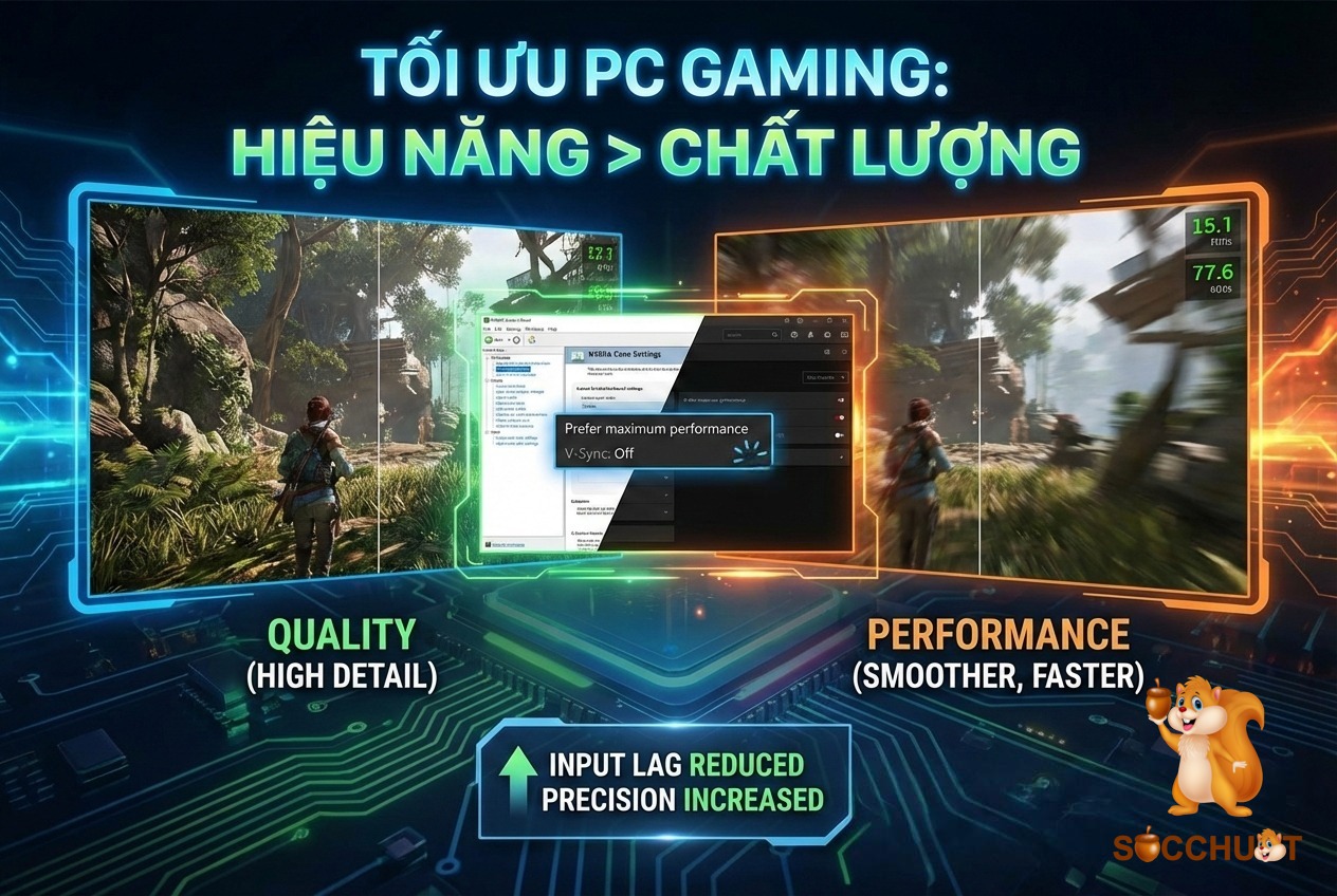 Tối ưu hóa hiệu năng PC gaming nâng tầm trải nghiệm thế giới ảo